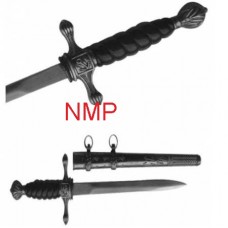 A Collectors German Nazi Officer Dagger Black (1086)