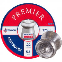 Crosman Premier Destroyer Hollow Pointed Expanding Pellets .22 Calibre 14.3 Grains tin of 175