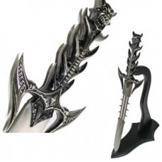 Demon Fantasy Dagger on stand (106350-70)