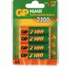 GP AA RECHARGEABLE 2100 MAH BATTERIES