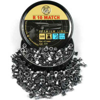 RWS R10 Match flat head .177 calibre air pistol pellets light .45gms, 7.00 grains recommended for pistols 4.50mm