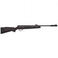 Webley VMX Spring Powered Air Rifle, Black Ambidextrous Polymer Stock 11.5 ft /lbs .22 Calibre