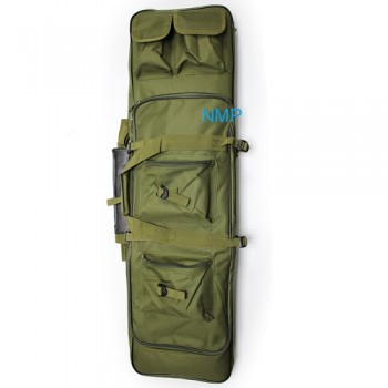 39 inch x 12 inch Combat Tactical Airsoft Rifle 2 Section Case Gun Bag 100cm Army Green