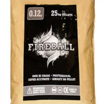 BULK 25kg SACK of 6mm 0.12g BB Polished White high grade FireBall Performance Airsoft Pellets Nylon 0.12g 25kg SACK