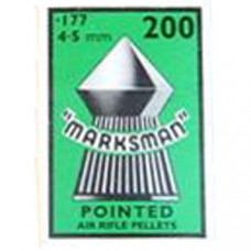 Marksman Pointed .177 calibre Air Gun Pellets 8.87 grains Box of 200