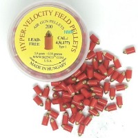 Skenco Hyper Velocity Field Pellets .177 Calibre, 5.4 Grains lead free Pointed Orange-Red Stinger tub of 200 For Standard Guns