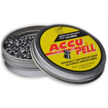 Webley Accupell Domed head .177 calibre Air Gun Pellets 4.50mm 7.90 grains tin of 500