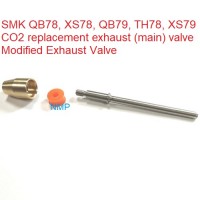 SMK QB78, XS78, QB79, TH78, XS79 CO2 replacement exhaust (main) valve Modified Exhaust Valve